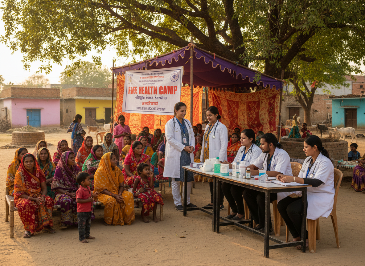 Free health camp under Swasthya Seva